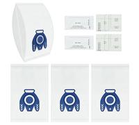 DLAIMI 4 PCS Vacuum Cleaner Bag Compatible with Miele GN,3D Efficiency GN Complete C3/C2, Classic C1,S400i-S456i,S8,S5,S2 Series,Hoover Bags with Motor Protection Filters and AirClean Filter