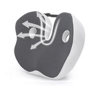 DLBJ Coccyx Pillow Memory Foam Sit Bone Relief Seat Cushion for Butt Lower Back Hamstrings Hips Ischial Tuberosity Reduce Fatigue for Chair