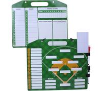 DLBTWDOYLS Magnetic baseball coaching boards, double-sided writable dry erase softball or baseball tactical boards, baseball lineup boards, coaching baseball clipboards (5)