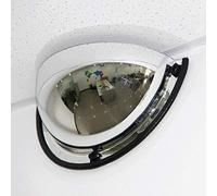 DLC Outdoor Traffic Wide-Angle Lens,Traffic Mirror Panoramic Half Dome Convex Mirror, 180 Degree Viewing Angle, 1/4 Spherical Mirror, Acrylic Safety Mirror, Suitable for Shops, Offices or Factories,