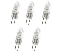 DLEDMOP 2 Pin G4 Halogen Light Bulb 5Pack G4 Halogen Bulbs 20W G4 Dimmable Warm White 2800K Long Lasting 10W 35W 12V G4 Bi Pin Bulb with T3 JC Type G4 Capsule Bulb,10W