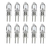 DLEDMOP 6V 10W G4 Bi-pin Quartz Halogen Light Bulb Spectrophotometer Microscope Lamp Instrument Light Lamp Lighting Accessory,10PCS