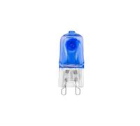 DLEDMOP Frosted Lens/Blue Coated Halogen Bulb G9 230v 25w Halogen Lamp for Accent Type Spot Down Lamp Chandelier Sconce Fixture Lighting, Blue-1PCS, 25W
