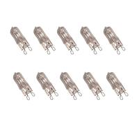 DLEDMOP Halogen Bulbs Light G9 Halogen Bulbs 20 W 230 V 2800 K Warm White Light 60W Transparent Capsule 40W Dimmable Without Stroboscope Without Flickering,20W,10PCS