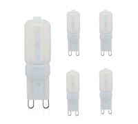 DLEDMOP LED Lamp G9 LED Light Bulbs 3W 5W 7W T4 220V G9 Warm White 3000K G9 Base Crystal Chandelier 360°Omni-Directional Lighting Home Lighting,Cool White,5W-5PCS