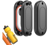 DLENP 2PACK Bicycle Mount for Samsung SmartTag 2 Bicycle Holder, Universal SmartTag 2 Case, Waterproof Hidden Bicycle GPS Devices Bottle Holders, Anti-Theft Tracker, Android，Black
