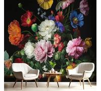 DLERFLOVR Ferns Wallpaper 200x140cm - Vintage Botanical Illustration Wall Mural Sage Green Photo Wallpaper Silk Contact Paper for Living Room Bedroom TV Backdrop Hallway