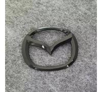 DLGJZS Black Emblem Replacement for Mazda 3 Sedan 2013 2014 2015 2016,Front Grille Rear Trunk Logo Badge Sticker Letters Tailgate Side Fender Car Body Decoration ABS Metal Styling Accessories
