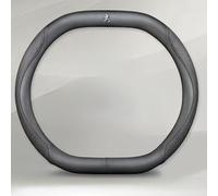 DLGJZS Car Steering Wheel Cover for Peugeot Rifter Long,Microfiber Leather Anti-slip Durable Automotive Steering Wheel Protector with Car Emblem Logo Interior Accessories,F-DD