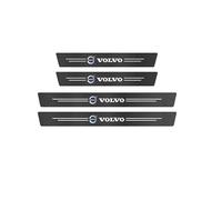 DLGJZS Carbon Fiber Car Door Edge Guards for Volvo EX30 2023 2024, Door Sill Protector with Personalized Logo, Black