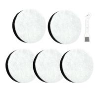 Dlh Western Pre-Motor Upright Vacuum Filters, Compatible with E0106, Eureka NEU100, NEU10AE4, NEU10AE5, Pack of 5