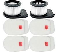 Dlh Western Replacement Filters Compatible with Shark IZ662H, IZ682H, Vertex Pro Cordless Stick Vacuum Lightweight, 4 Foam & Felt Filters and 2 HEPA Filters Kit