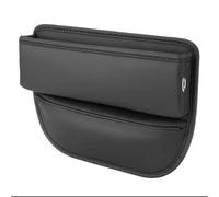 DLHFC Car Seat Gaps Filler Organiser for Hyundai Tucson NX4 2022-2023, Seat Storage Box Leakproof PU Leather Car Console Side Pocket Accessories,A-Black-1Pcs