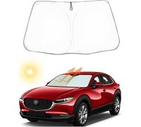 DLHFC Car Windshield Sunshade for BMW 4 Series 4 doors F36 2013-2023 2024, Sun Visor Foldable Sun Heat Protection Anti-UV Front Window Dust Protector,B-Silver