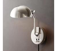 DLHH LED Wall Lamp, Wall Sconce Wall Light Swing Arm, Bedside Reading Wall Mount Fixture, Sconces for Bedroom Hotel Study