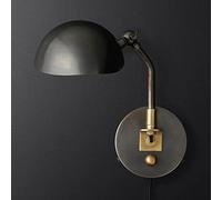 DLHH LED Wall Lamp, Wall Sconce Wall Light Swing Arm, Bedside Reading Wall Mount Fixture, Sconces for Bedroom Hotel Study