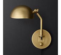 DLHH LED Wall Lamp, Wall Sconce Wall Light Swing Arm, Bedside Reading Wall Mount Fixture, Sconces for Bedroom Hotel Study