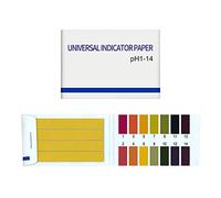 Dlicsy 160Pcs PH Test Strips,PH 1-14 Litmus Test Paper PH Paper Universal Indicator Paper for Pool Spa Soap Soil Water Saliva Cosmetic Pet Food PH Test,2Pack