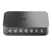 DLink DUBH7/B 7Port HiSpeed USB 2.0 Hub, USBA Powered Hub Splitter, 7 Port Do...