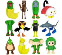 Dlishka Italian Brainrot Action Figures Set,Funny Collectible Figures for Kids & Adults,Tralalero Tralala-Inspired,Creative Shark,Monkey and More Toys,Safe Gifts for Fans Ages 6+ (I-12PCS)