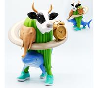 Dlishka Italian Brainrot Action Figures Set,Funny Collectible Figures for Kids & Adults,Tralalero Tralala-Inspired,Creative Shark,Monkey and More Toys,Safe Gifts for Fans Ages 6+ (Hybrid Creatures)