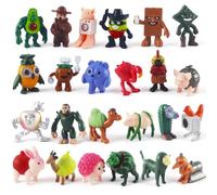 Dlishka Italian Brainrot Action Figures Set,Funny Collectible Figures for Kids & Adults,Tralalero Tralala-Inspired,Creative Shark,Monkey and More Toys,Safe Gifts for Fans Ages 6+ (H-24PCS)