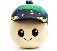Dlishka Rise Plush Toy, Cute Planet Plushie with Gravity Mascot Design, Soft Earth Stuffed Animal Inspired by the Artemis 2 Mission, Kawaii Plush Toy Gift for Kids & Adults (5.9IN)
