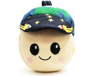 Dlishka Rise Plush Toy, Cute Planet Plushie with Gravity Mascot Design, Soft Earth Stuffed Animal Inspired by the Artemis 2 Mission, Kawaii Plush Toy Gift for Kids & Adults (5.9IN)