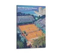 DLJGDS Sports 2019 Rolex Monte Carlo Masters Seaside Court Picture Decorative Painting Canvas Wall Posters And Modern Family Bedroom Decor 08x12inch(20x30cm)
