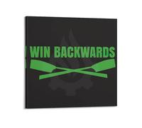 DLJGDS Sports Posters Rowing Against The Odds Decorative Painting Canvas Wall Posters And Modern Family Bedroom Decor 12x12inch(30x30cm)