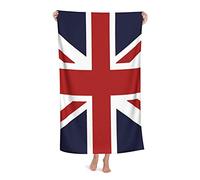 DLJIYZX Bath Towel Union Jack British Flag Soft Bath Towel Highly Absorbent Multipurpose Towels Oversized Beach Towel 80X130CM