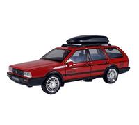DLKMTIND take the box 1:32 Volkswagen Santana Station Wagon For Alloy Die-cast Model Car With Pull Back Function Mini Car Ornament for adults(Red)