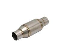 DLKUMPHEZ Motorcycle Exhaust | 51mm Catalyst Expansion Chamber Middle Tube Link Pipe Reduce Noise Sound Eliminator Escape