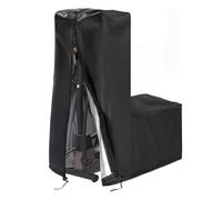 DLLDLGG Elliptical Cover, Waterproof Elliptical Cross Trainer Cover, 420D Oxford Fabric Gym Dust Cover 50'' X 25'' X 65'' for Home, Gym, Outdoor, Indoor(Black,140 * 64 * 165cm)