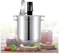 DLLDQBD Electric Jam Mixer | 20L/25L/40L Stainless Steel Automatic Pot Stirrer with 4-Blade Scraper for Soup, Chili, Sauce, Beverage, Jam & Porridge(Size:35x35cm/25L)