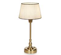 DLLHAVENU Portables Cordless Table Lamp, Fabric Shade Desk Lamp, 5000mAh Rechargeable Battery Powered Lighting, Dimmable Light for Dining Room, Bedroom, Bedside, Bar, Night Light, Camping, Balcony