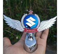 DLLHL Car 3D Emblem Sticker for Suzuki Splash,Metal Logo Car Sticker Badge Decals Sign Waterproof Self-Adhesive Personalised Car Styling Accessories,Silver1