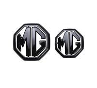 DLLHL Car Badge Emblem for MG HS 2018-2024, Original Quality Logo Accessory Badge Decal Sign Emblem Stickers Logo Accessories,Black