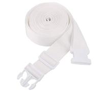 DLLJ White Strap for Twin Beds/Twin to King Bed Strap/Twin Bed Connector/Twin Bed Joiner for Converting Twin to King or Twin XL to King - 33ft Long Bed Connector Strap with Adjustable Buckle
