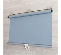 DLLY Blackout Roller Shades, Sunshade Roller Blinds for Windows, Blackout Curtains, Windows Roll Up Shades Without Drilling, Sunscreen Thermal Blinds,grey-58x150cm/23 * 59in