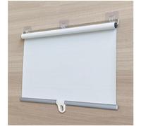 DLLY Blackout Roller Shades, Sunshade Roller Blinds for Windows, Blackout Curtains, Windows Roll Up Shades Without Drilling, Sunscreen Thermal Blinds,white-95x150cm/37 * 59in