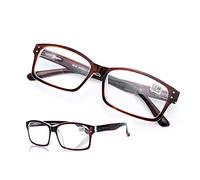 DLLY Reading Glasses Anti-Blue Light,with Spring Hinges,for The Elderly with Presbyopia,Men And Women Who Use Computers And Mobile Phones,Anti-Fatigue,Comfortable Eyeglasses,Brown,+1.00