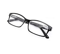 DLLY Reading Glasses for Men,Clear Vision,with Spring Hinges,Anti-Blue Light,Reading Aids for Computers,Mobile Phones,TV,Anti-Fatigue,Anti-Vertigo,Comfortable Eyeglasses,Black,+2.75