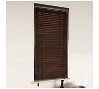 DLLY Solid Wood Blinds, 60/70/80/90/100/120cm Natural Bamboo Roller Shades, Wooden Venetian Blinds, Horizontal Blinds for Windows and Doors,WxH-80x180cm/31.5 * 71in