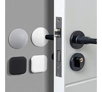 Dlmlemu Door Handle Stopper Set, 4pcs Wall Protector, Silicone Wall Protectors, Self Adhesive, Rubber Door Stops