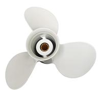 DLNIG 9 7/8x13-F Boat Moto Aluminum Propeller - for Yamaha Outboard Engines 20hp 25hp 30hp,Replace 664-45949-00-00 664-45949-02-EL,10 Spline Tooth,9.875x13 - Aluminum Outboard Propeller