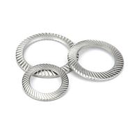 DLNTXFDG 5pcs/10pcs/100pcs M3 M4 M5 M6 M8 M10 M12 M14- M30 304 Stainless Steel/Steel Locking Washer(304 Stainless Steel,M6 100 pcs)