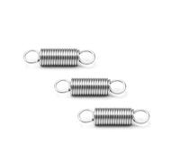 DLNTXFDG 5pcs/ Wire Diameter 0.9mm 304 Stainless Steel Extension Spring With O Hook, Length 15mm To 120mm(65mm,8mm)