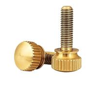 DLNTXFDG Brass Thumb Screw Double Layer With Step Head Knurled Hand Screw M3 M4 M5 M6 M8 M10(45mm,M6 (2Pcs))