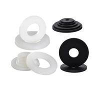 DLNTXFDG M2 M3 M4 M5 M6 M8 M10 M12 M14 M16 M18 M20 M22 M24 Plastic Insulation Spacers Seals Black White Flat Gasket(Black,M12)